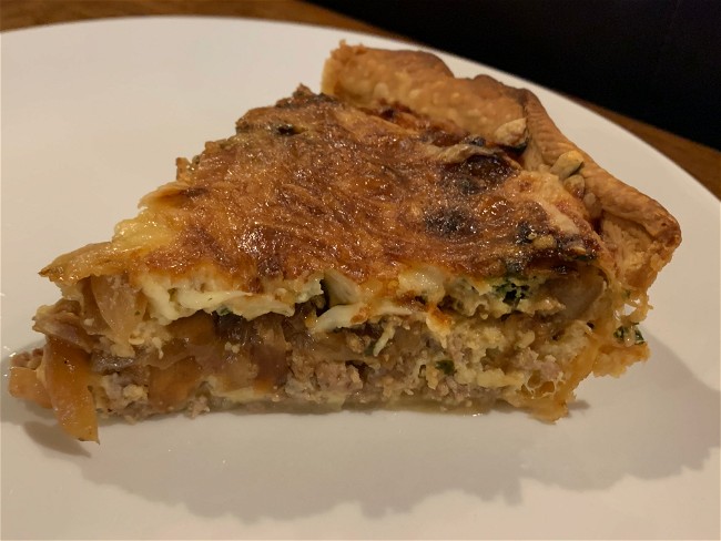 Image of  Spinach and Sausage Pie