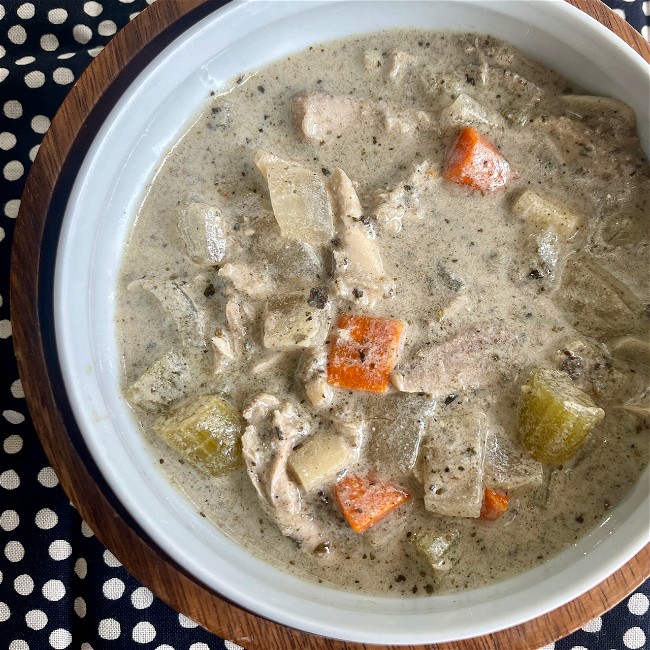 Image of Coconut-Cilantro Chicken Soup With Lemon Grass