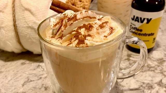 Image of Pumpkin Marshmallow White Hot Chocolate Mocha