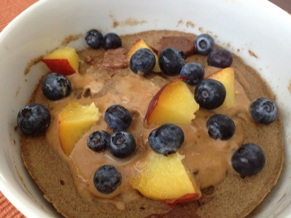 Image of Peach and Blueberry Protein Muffin
