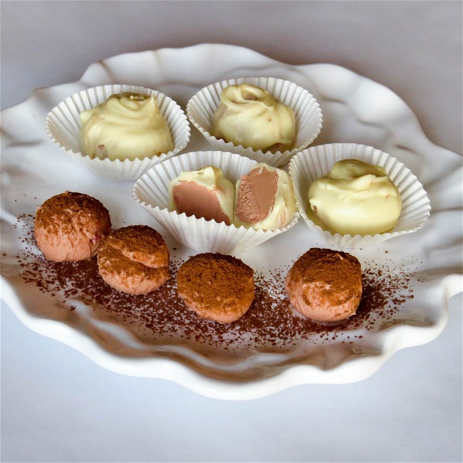 Image of Strawberries & Cream Protein Truffles