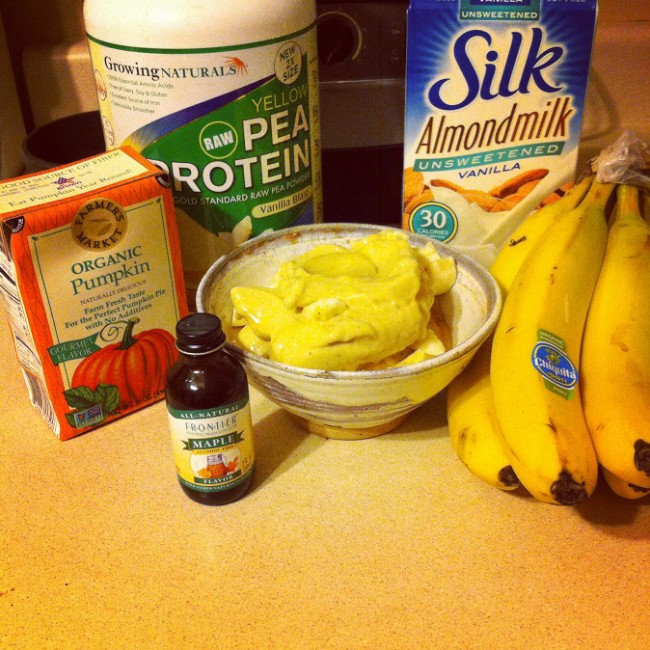 Image of Pumpkin Protein Ice Cream (Nice Cream)