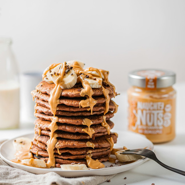 Chocolate Pancakes Salted Caramel