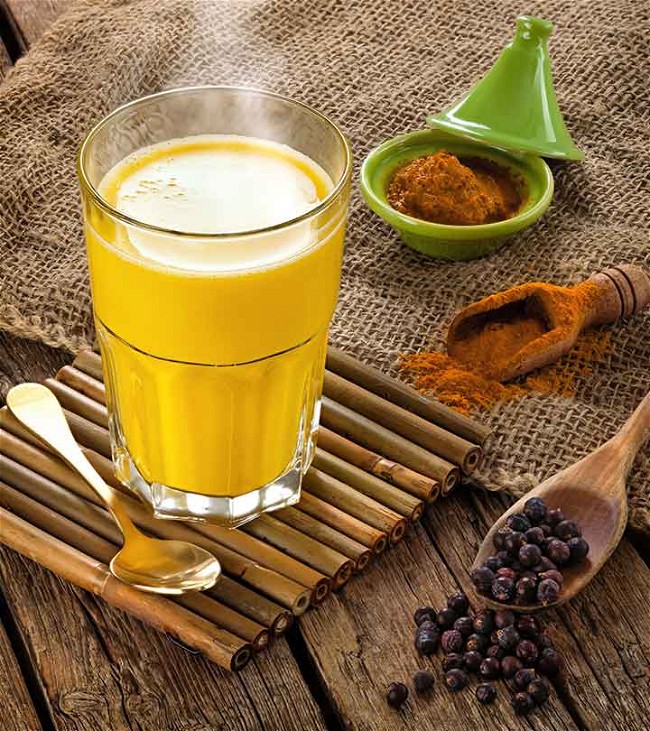 Image of Keep your bones strong Drinking turmeric milk