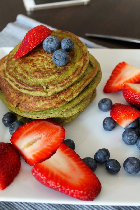Image of Marvelous Shenanigans Green Pancakes