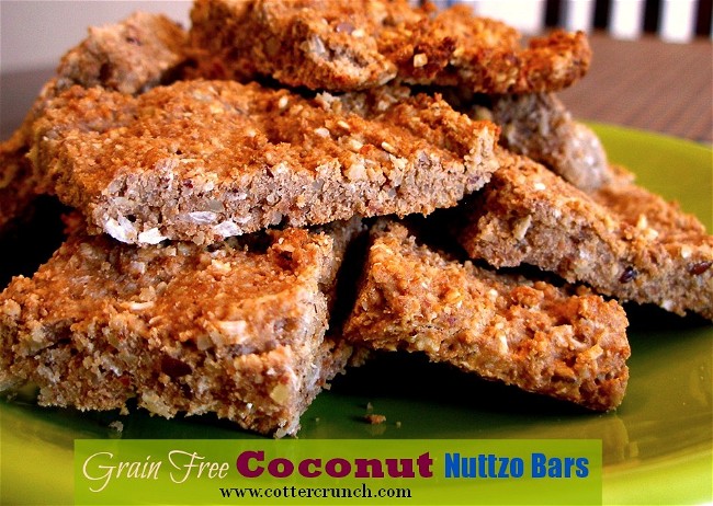 Image of Grain-Free Coconut Nuttzo Bars