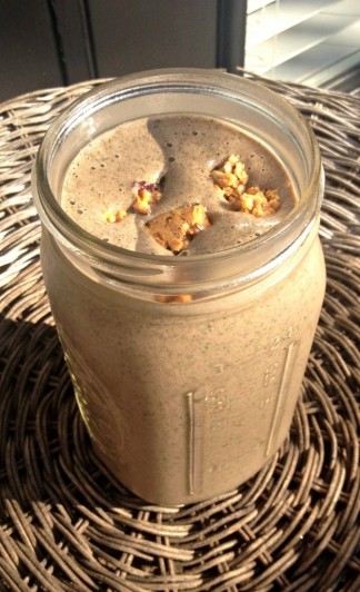 Image of Green Berry Chocolate Mint Protein Smoothie