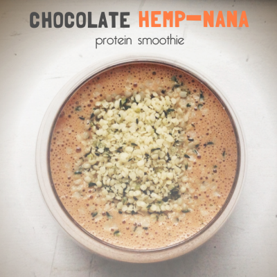 Image of Chocolate Hemp-Nana Protein Smoothie