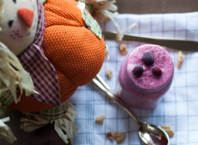 Image of Vegan Cranberry Walnut Smoothie