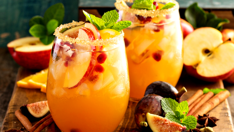 Image of Fall Sangria With Rum