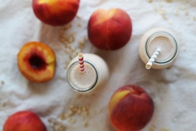 Image of Easy Peach Pie Protein Smoothie