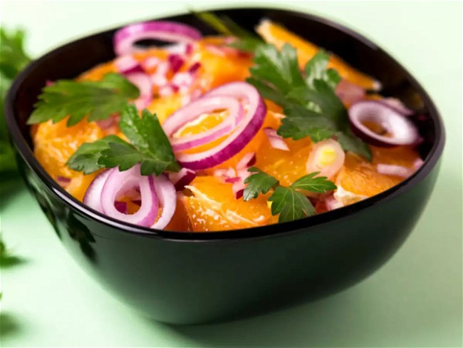 Image of Orange and Red Onion Salad with Cumin
