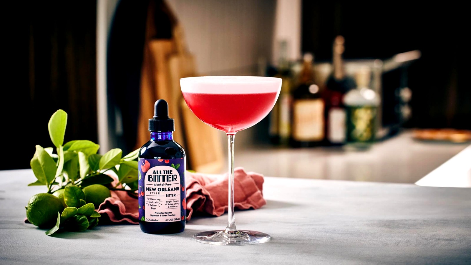 Image of Hibiscus Sour (Non-Alcoholic Cocktail Recipe)