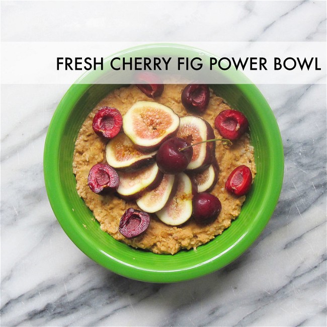 Image of Fresh Cherry Fig Power Bowl
