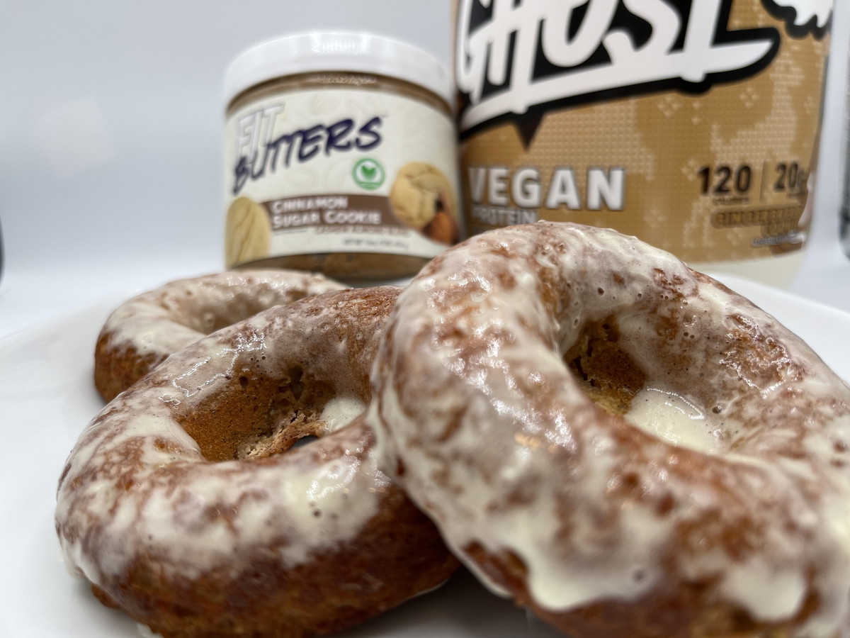 Vegan Gingerbread Protein FIt Butters Donuts