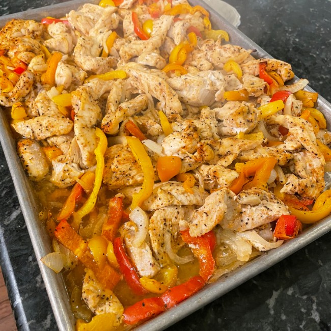 Image of Healthy Sheet Pan Fajitas