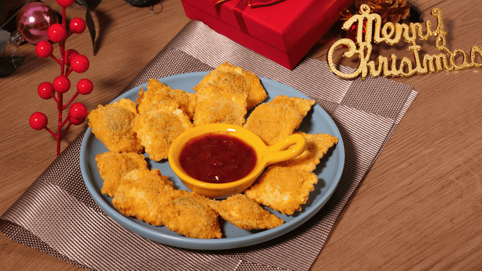 Image of Ravioli in an Air fryer