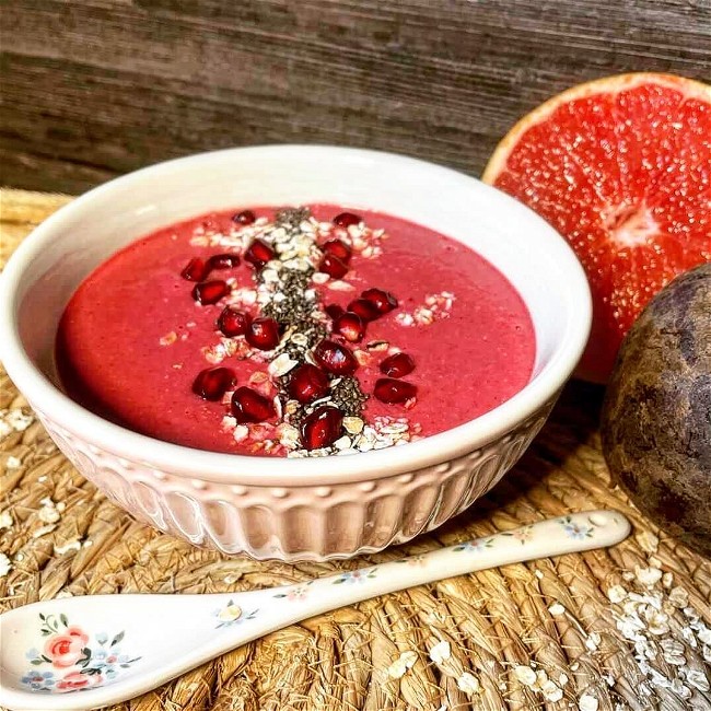 Image of 🤶Weihnachtliche Joghurtbowl aus dem Nutri-Blender 🥛