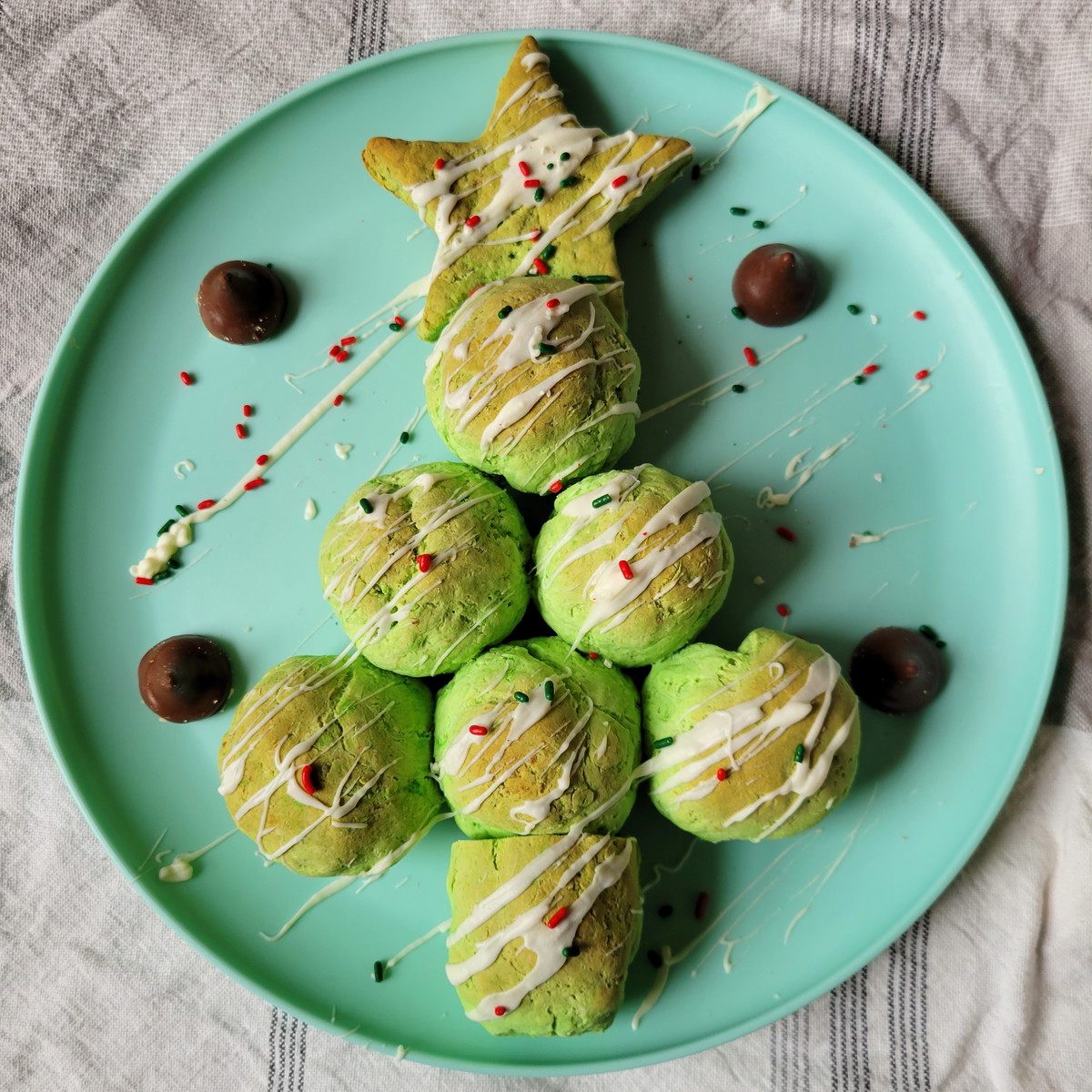 Christmas Tree Bread