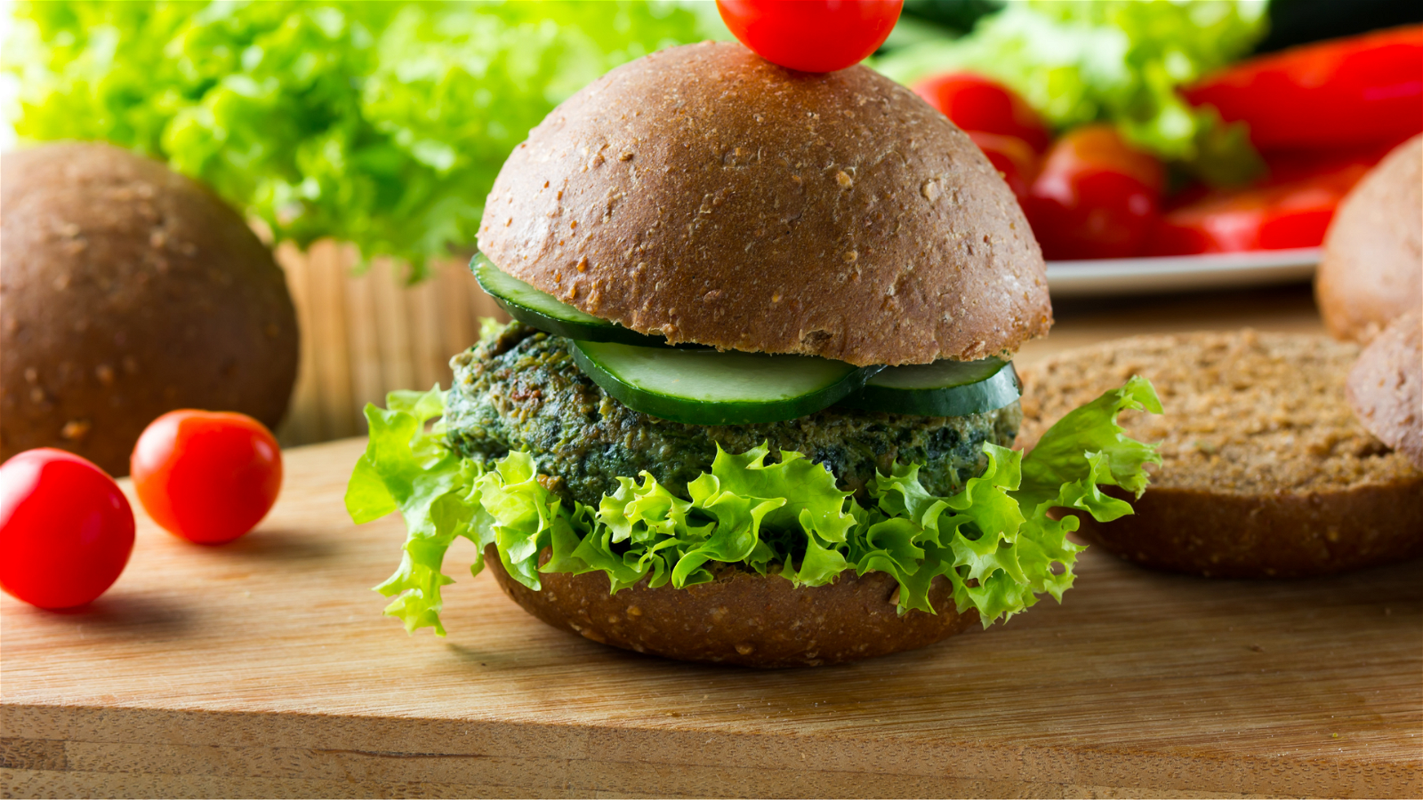 Image of Spinach Feta Burgers