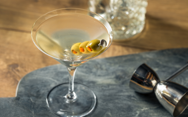 Dirty Tequila Martini