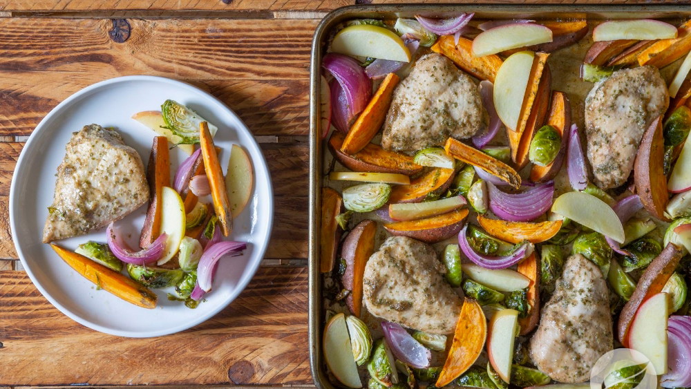 Image of Sheet Pan Balsamic Chicken