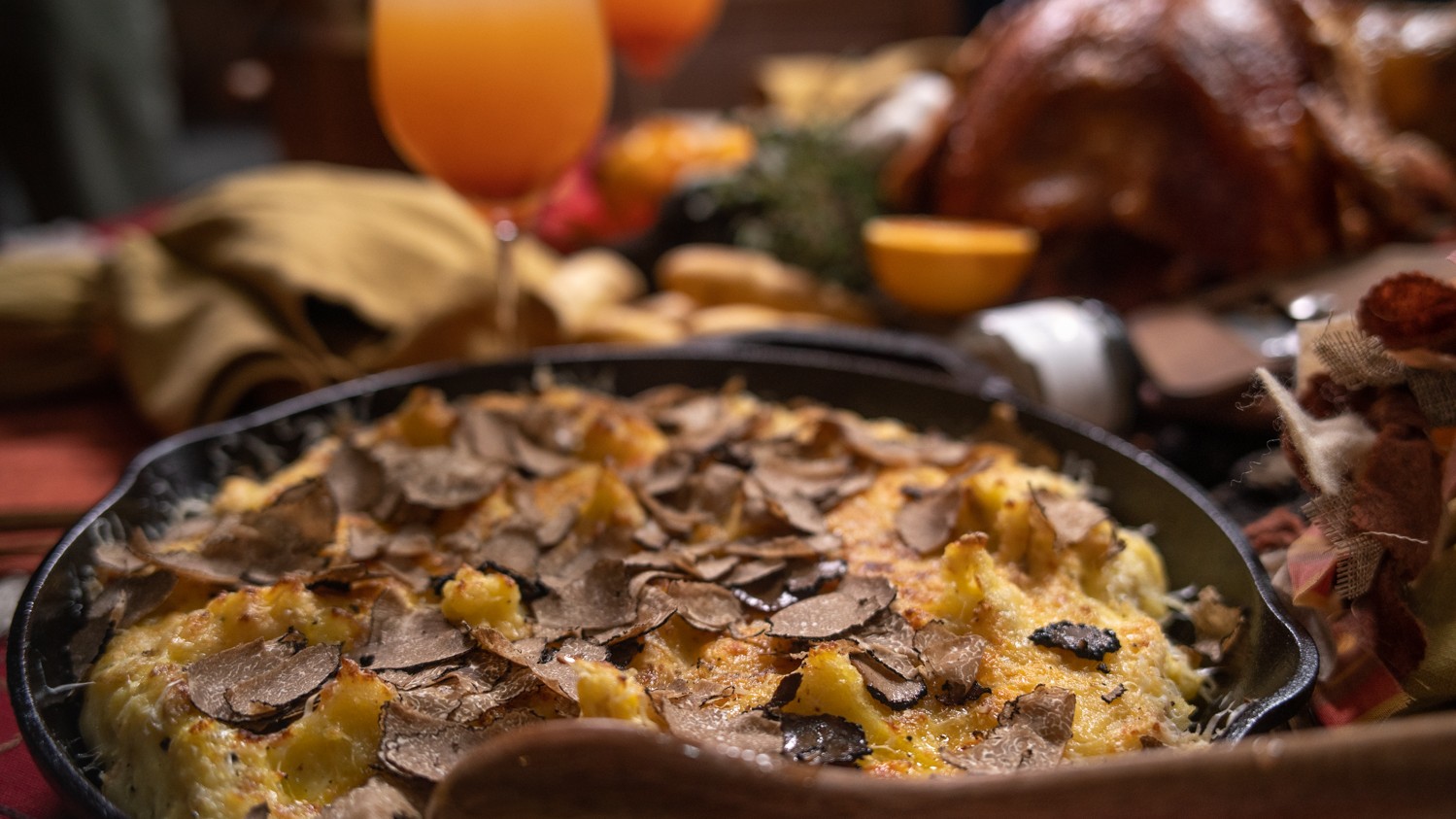 Image of Chef Tyler’s Whipped Potato Casserole with Farmer’s Cheese, Buttermilk, and Truffles