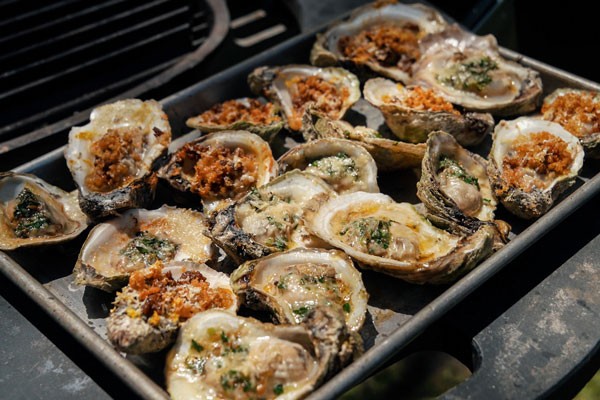 Image of Grilled Oysters with Fish Monger Butter and Parmesan