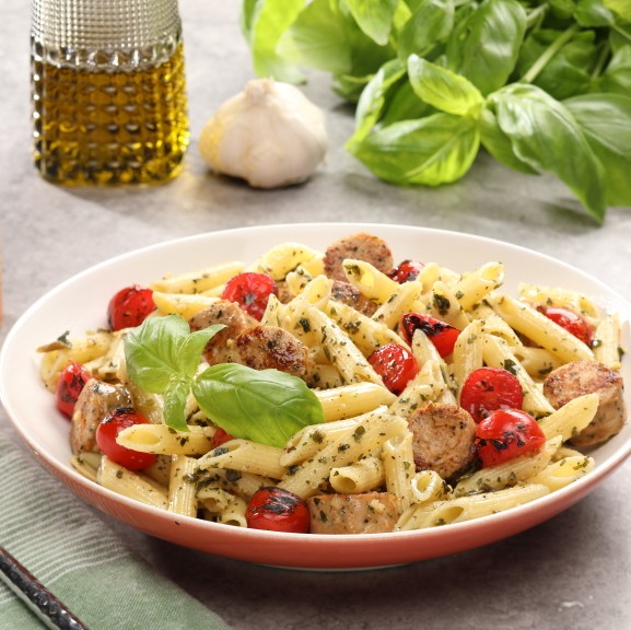 Chicken Pesto Pasta Recipe with Marie Sharp's Garlic Habanero Pepper S –  Marie Sharp's Company Store