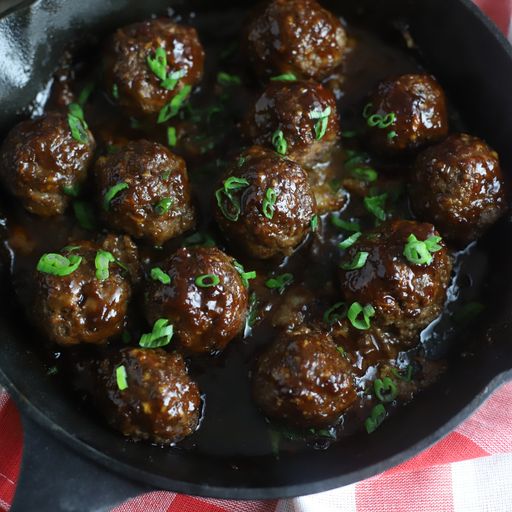 Cherry Bomb Brie Stuffed Meatballs
