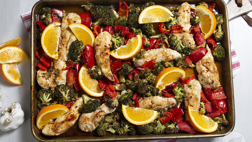 Image of Baked Orange Chicken & Broccoli