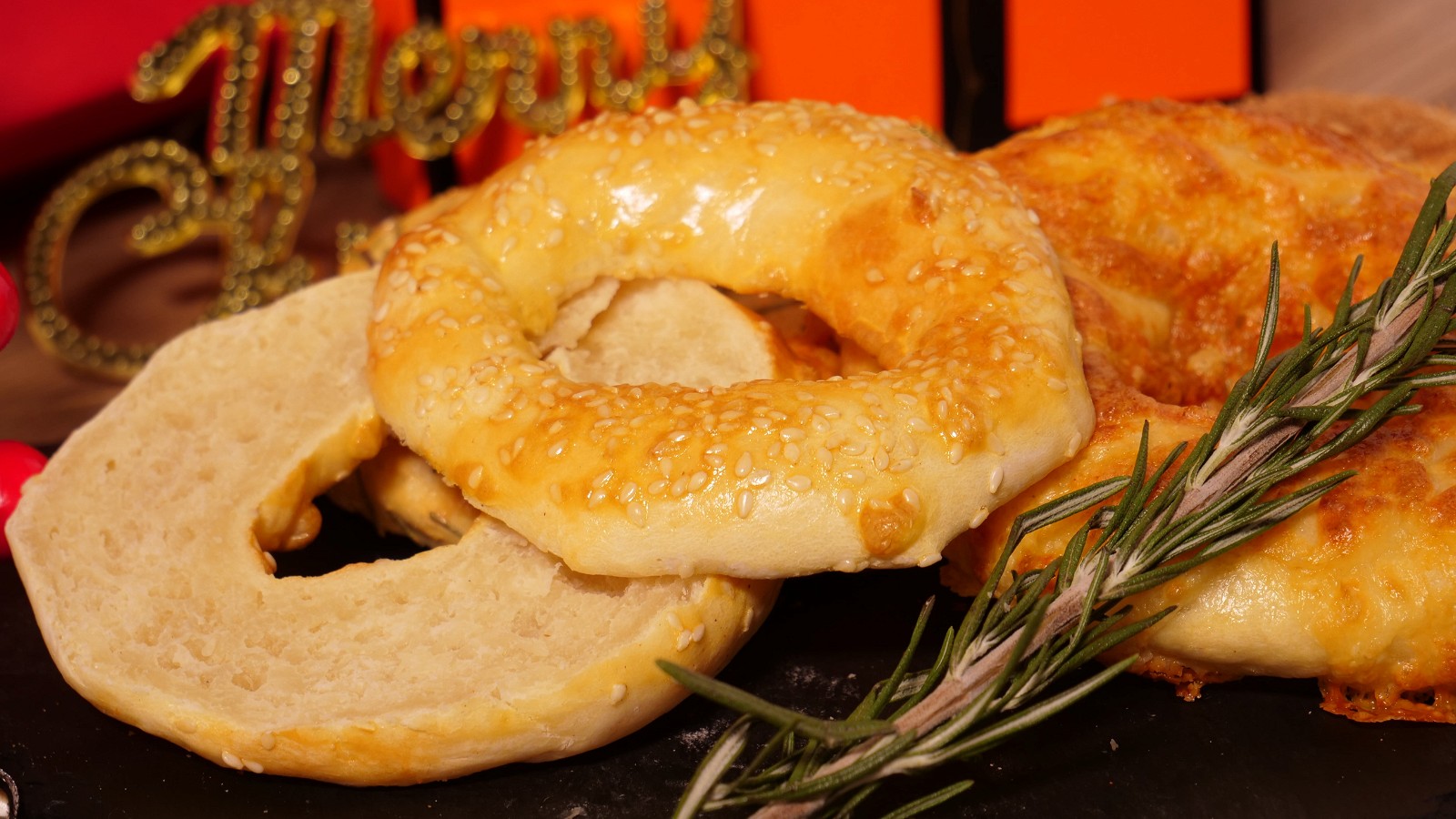 Image of Air Fryer Homemade Bagels with 4 Topping Ideas