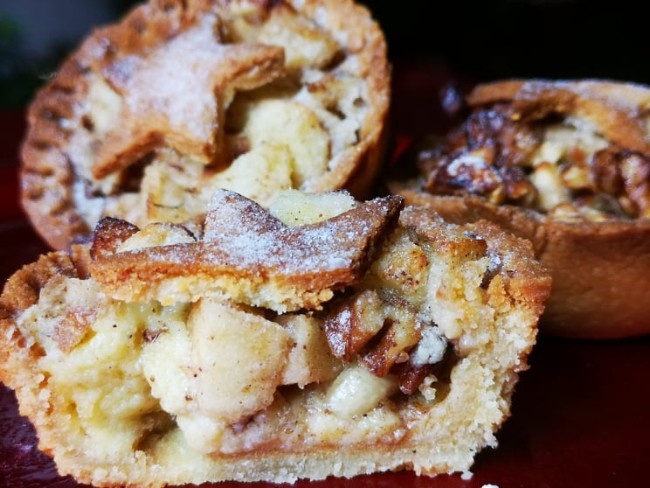 Image of Festive Apple & Custard Pies