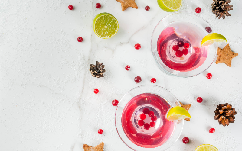 Mistletoe Martini Cranberry