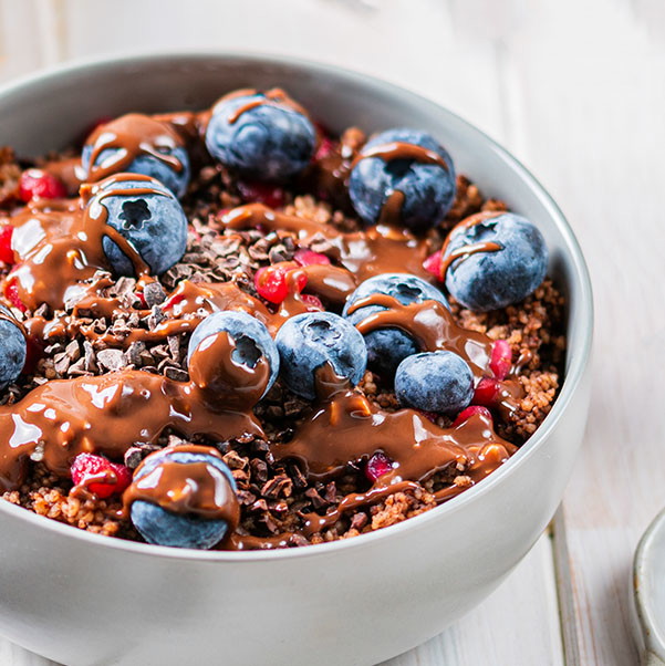 Schokoladen Hirsebrei