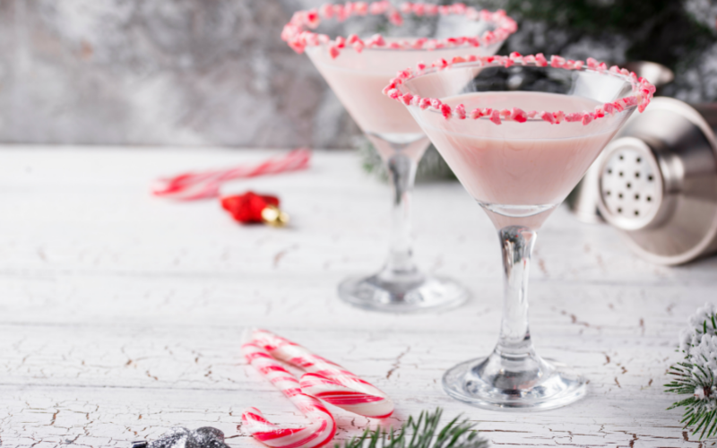 Pink Peppermint Martini