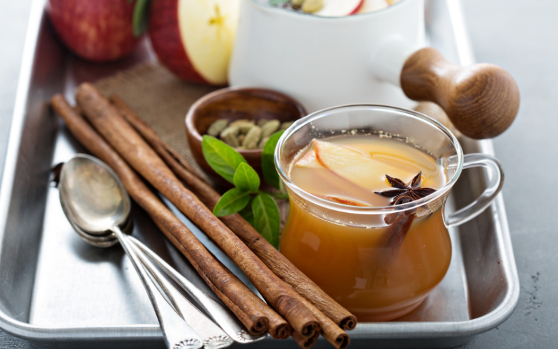 Warm Bourbon Cider