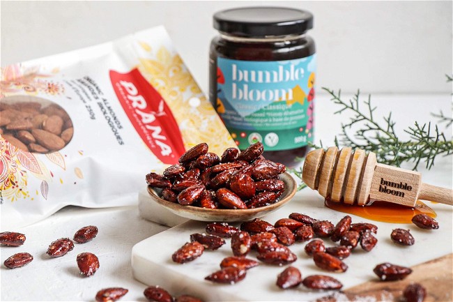 Image of Bumble Bloom Classic Vegan Honey Almonds with Fleur de sel