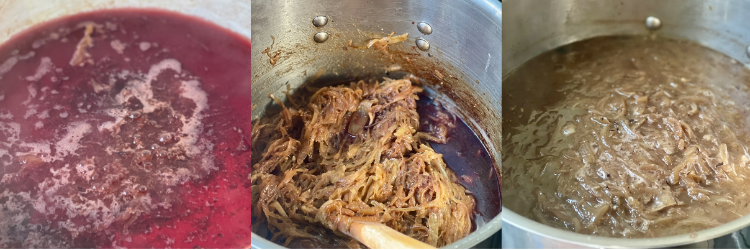 Image of As the liquid cooks away and the onions are moderately...