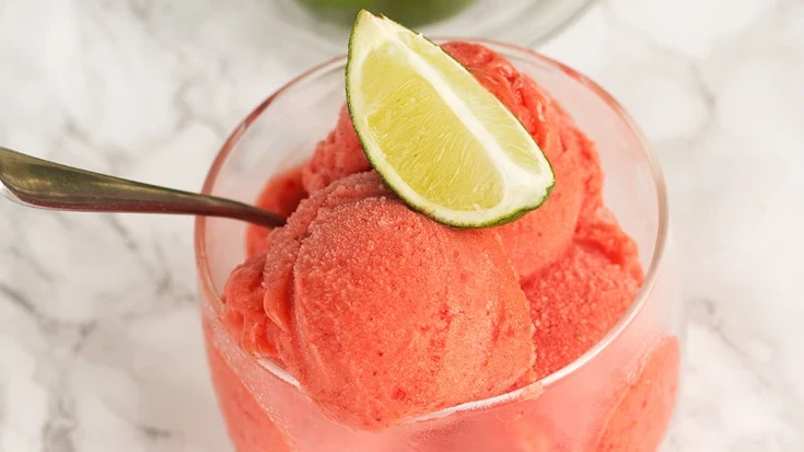 Image of Strawberry Lime Sorbet