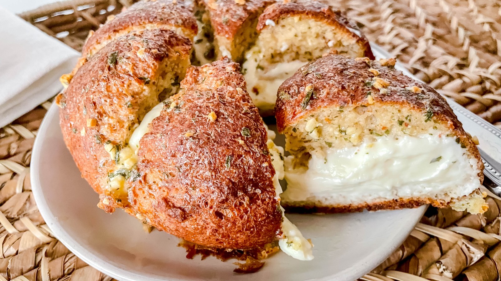 Image of The BEST Garlic Cream Cheese Bread