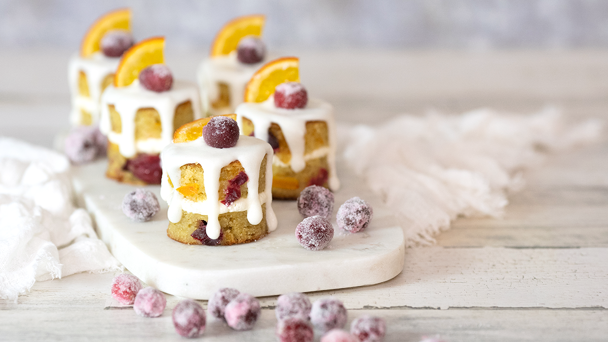 Image of Orange Cranberry Tea Cakes