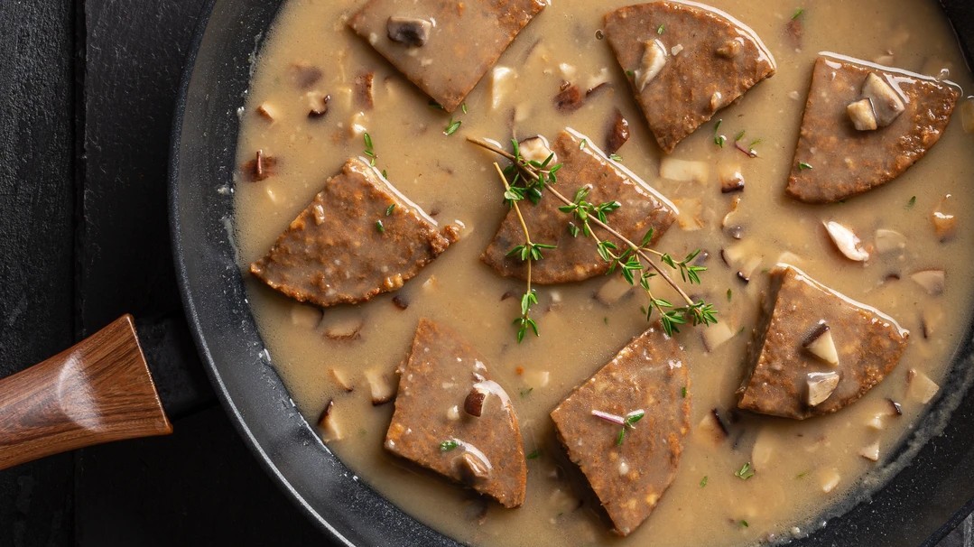 Image de Incredible Burger à la sauce crémeuse aux champignons