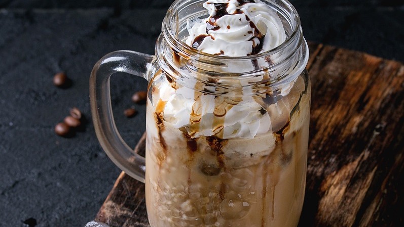 Image of DARK CARAMEL COFFEE FRAPPÉ