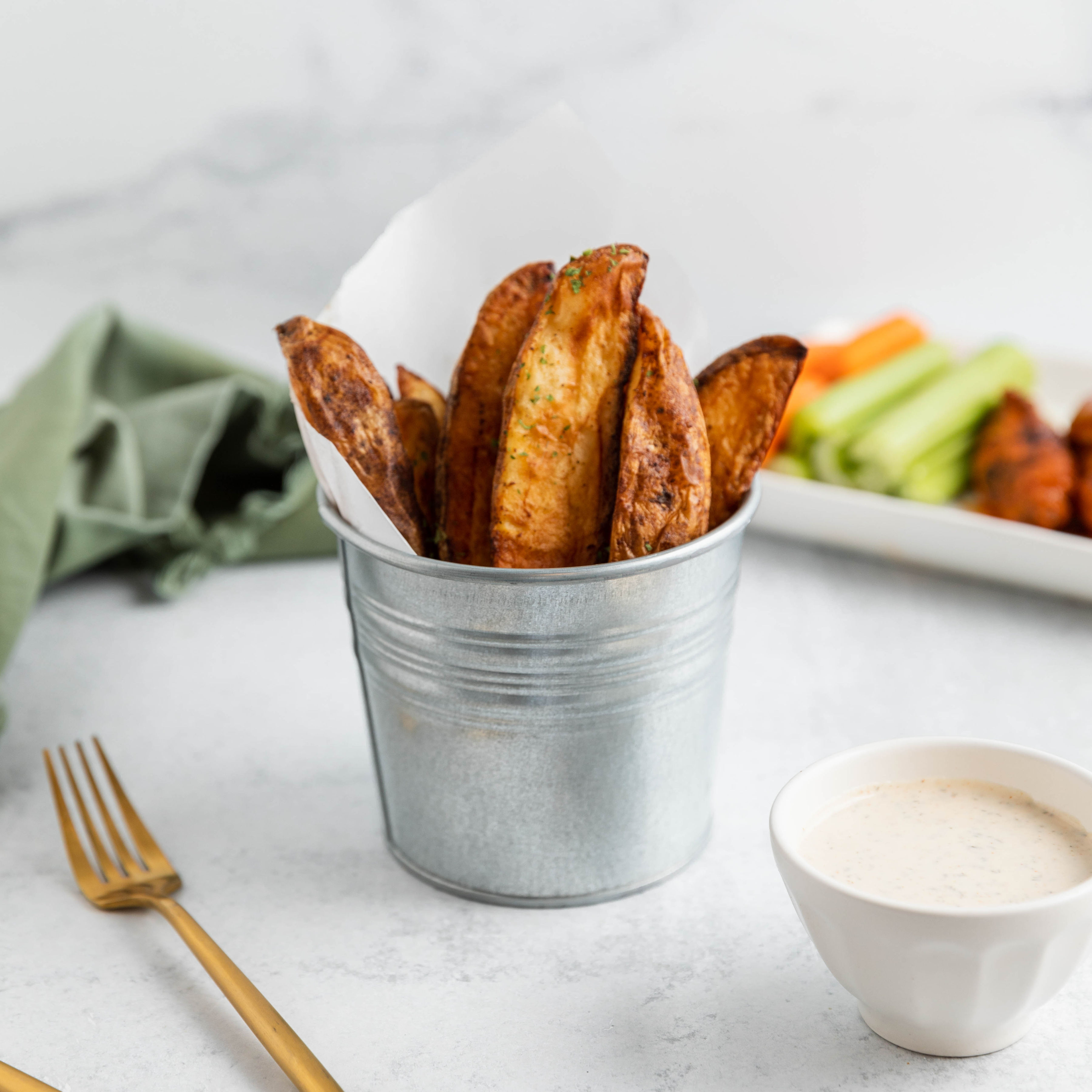 Image of Air Fryer Potato Wedges