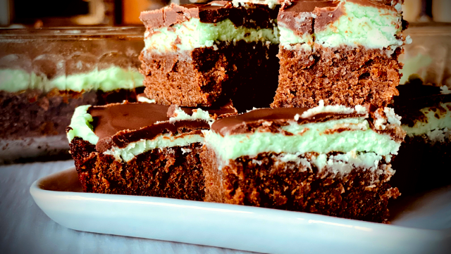 Image of Creme de Mint Brownies