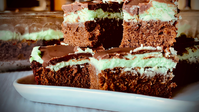 Image of Creme de Mint Brownies