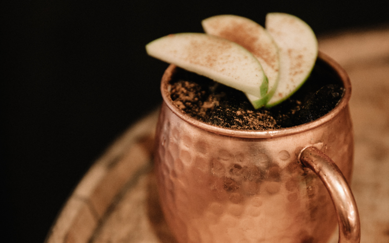 Spiced Apple Cider Moscow Mule