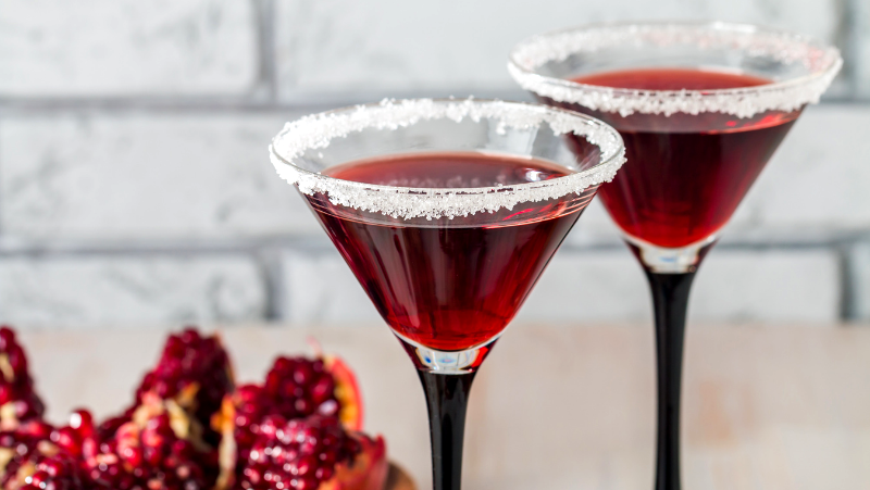 Image of Spiced Pomegranate Martini