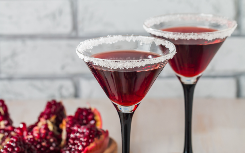 Spiced Pomegranate Martini